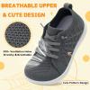 imageJOINFREE Toddler Shoes Girls Boys Wide Barefoot Shoes Minimalist Walking Sneakers Zero Drop Slip on Tennis Shoe Breathable Naturally FlexibleDarkgrey