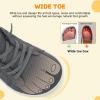 imageJOINFREE Toddler Shoes Girls Boys Wide Barefoot Shoes Minimalist Walking Sneakers Zero Drop Slip on Tennis Shoe Breathable Naturally FlexibleDarkgrey