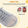 imageJOINFREE Toddler Shoes Girls Boys Wide Barefoot Shoes Minimalist Walking Sneakers Zero Drop Slip on Tennis Shoe Breathable Naturally FlexibleGrey