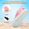 image:imageJOINFREE Baby Water Shoes Toddler Boys Girls Wide Sandals Barefoot Swim Shoes QuickDry Breathable Summer Outdoor Sports Shoe for Beach Pool Aqua Walking SandalsPink