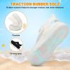image:imageJOINFREE Baby Water Shoes Toddler Boys Girls Wide Sandals Barefoot Swim Shoes QuickDry Breathable Summer Outdoor Sports Shoe for Beach Pool Aqua Walking SandalsWhite