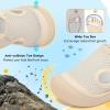 image:imageJOINFREE Baby Water Shoes Toddler Boys Girls Wide Sandals Barefoot Swim Shoes QuickDry Breathable Summer Outdoor Sports Shoe for Beach Pool Aqua Walking SandalsBeige