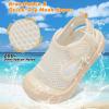 image:imageJOINFREE Baby Water Shoes Toddler Boys Girls Wide Sandals Barefoot Swim Shoes QuickDry Breathable Summer Outdoor Sports Shoe for Beach Pool Aqua Walking SandalsBeige