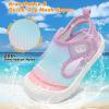 image:imageJOINFREE Baby Water Shoes Toddler Boys Girls Wide Sandals Barefoot Swim Shoes QuickDry Breathable Summer Outdoor Sports Shoe for Beach Pool Aqua Walking SandalsBluepinkpurple