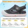image:imageJOINFREE Baby Water Shoes Toddler Boys Girls Wide Sandals Barefoot Swim Shoes QuickDry Breathable Summer Outdoor Sports Shoe for Beach Pool Aqua Walking SandalsDarkgrey