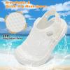 image:imageJOINFREE Baby Water Shoes Toddler Boys Girls Wide Sandals Barefoot Swim Shoes QuickDry Breathable Summer Outdoor Sports Shoe for Beach Pool Aqua Walking SandalsWhite
