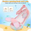 image:imageJOINFREE Baby Water Shoes Toddler Boys Girls Wide Sandals Barefoot Swim Shoes QuickDry Breathable Summer Outdoor Sports Shoe for Beach Pool Aqua Walking SandalsPink