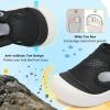 image:imageJOINFREE Baby Water Shoes Toddler Boys Girls Wide Sandals Barefoot Swim Shoes QuickDry Breathable Summer Outdoor Sports Shoe for Beach Pool Aqua Walking SandalsBlack