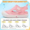 image:imageJOINFREE Baby Water Shoes Toddler Boys Girls Wide Sandals Barefoot Swim Shoes QuickDry Breathable Summer Outdoor Sports Shoe for Beach Pool Aqua Walking SandalsPink