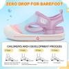 image:imageJOINFREE Baby Water Shoes Toddler Boys Girls Wide Sandals Barefoot Swim Shoes QuickDry Breathable Summer Outdoor Sports Shoe for Beach Pool Aqua Walking SandalsBluepinkpurple