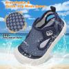 image:imageJOINFREE Baby Water Shoes Toddler Boys Girls Wide Sandals Barefoot Swim Shoes QuickDry Breathable Summer Outdoor Sports Shoe for Beach Pool Aqua Walking SandalsNavyblue