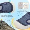 image:imageJOINFREE Baby Water Shoes Toddler Boys Girls Wide Sandals Barefoot Swim Shoes QuickDry Breathable Summer Outdoor Sports Shoe for Beach Pool Aqua Walking SandalsNavyblue