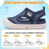 image:imageJOINFREE Baby Water Shoes Toddler Boys Girls Wide Sandals Barefoot Swim Shoes QuickDry Breathable Summer Outdoor Sports Shoe for Beach Pool Aqua Walking SandalsNavyblue