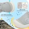 image:imageJOINFREE Baby Water Shoes Toddler Boys Girls Wide Sandals Barefoot Swim Shoes QuickDry Breathable Summer Outdoor Sports Shoe for Beach Pool Aqua Walking SandalsLightgrey