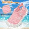 image:imageJOINFREE Baby Water Shoes Toddler Boys Girls Wide Sandals Barefoot Swim Shoes QuickDry Breathable Summer Outdoor Sports Shoe for Beach Pool Aqua Walking SandalsPink