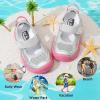image:imageJOINFREE Toddler Sandals Girls Boys Wide Barefoot Water Sandals Lightweight Summer Water Shoes QuickDry NonSlip Aqua Athletic Sneakers for Beach Swim PoolSilver