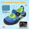 image:imageJOINFREE Toddler Sandals Girls Boys Wide Barefoot Water Sandals Lightweight Summer Water Shoes QuickDry NonSlip Aqua Athletic Sneakers for Beach Swim PoolBluegreen