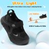 image:imageJOINFREE Toddler Sandals Girls Boys Wide Barefoot Water Sandals Lightweight Summer Water Shoes QuickDry NonSlip Aqua Athletic Sneakers for Beach Swim PoolBlack