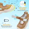 image:imageJOINFREE Toddler Sandals Girls Boys Wide Barefoot Water Sandals Lightweight Summer Water Shoes QuickDry NonSlip Aqua Athletic Sneakers for Beach Swim PoolBrown