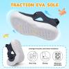 image:imageJOINFREE Toddler Sandals Girls Boys Wide Barefoot Water Sandals Lightweight Summer Water Shoes QuickDry NonSlip Aqua Athletic Sneakers for Beach Swim PoolNavyblue