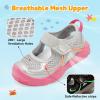image:imageJOINFREE Toddler Sandals Girls Boys Wide Barefoot Water Sandals Lightweight Summer Water Shoes QuickDry NonSlip Aqua Athletic Sneakers for Beach Swim PoolSilver