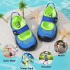 image:imageJOINFREE Toddler Sandals Girls Boys Wide Barefoot Water Sandals Lightweight Summer Water Shoes QuickDry NonSlip Aqua Athletic Sneakers for Beach Swim PoolBluegreen