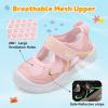 image:imageJOINFREE Toddler Sandals Girls Boys Wide Barefoot Water Sandals Lightweight Summer Water Shoes QuickDry NonSlip Aqua Athletic Sneakers for Beach Swim PoolPink