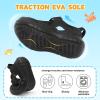 image:imageJOINFREE Toddler Sandals Girls Boys Wide Barefoot Water Sandals Lightweight Summer Water Shoes QuickDry NonSlip Aqua Athletic Sneakers for Beach Swim PoolBlack