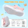 image:imageJOINFREE Toddler Sandals Girls Boys Wide Barefoot Water Sandals Lightweight Summer Water Shoes QuickDry NonSlip Aqua Athletic Sneakers for Beach Swim PoolPink