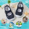 image:imageJOINFREE Toddler Sandals Girls Boys Wide Barefoot Water Sandals Lightweight Summer Water Shoes QuickDry NonSlip Aqua Athletic Sneakers for Beach Swim PoolNavyblue
