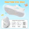 image:imageJOINFREE Toddler Sandals Girls Boys Wide Barefoot Water Sandals Lightweight Summer Water Shoes QuickDry NonSlip Aqua Athletic Sneakers for Beach Swim PoolWhite