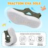 image:imageJOINFREE Toddler Sandals Girls Boys Wide Barefoot Water Sandals Lightweight Summer Water Shoes QuickDry NonSlip Aqua Athletic Sneakers for Beach Swim PoolDarkgreen