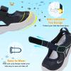 image:imageJOINFREE Toddler Sandals Girls Boys Wide Barefoot Water Sandals Lightweight Summer Water Shoes QuickDry NonSlip Aqua Athletic Sneakers for Beach Swim PoolNavyblue