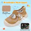 image:imageJOINFREE Toddler Sandals Girls Boys Wide Barefoot Water Sandals Lightweight Summer Water Shoes QuickDry NonSlip Aqua Athletic Sneakers for Beach Swim PoolBrown