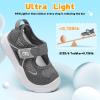 image:imageJOINFREE Toddler Sandals Girls Boys Wide Barefoot Water Sandals Lightweight Summer Water Shoes QuickDry NonSlip Aqua Athletic Sneakers for Beach Swim PoolDarkgrey