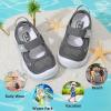 image:imageJOINFREE Toddler Sandals Girls Boys Wide Barefoot Water Sandals Lightweight Summer Water Shoes QuickDry NonSlip Aqua Athletic Sneakers for Beach Swim PoolDarkgrey