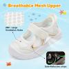 image:imageJOINFREE Toddler Sandals Girls Boys Wide Barefoot Water Sandals Lightweight Summer Water Shoes QuickDry NonSlip Aqua Athletic Sneakers for Beach Swim PoolWhite