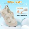 image:imageJOINFREE Toddler Sandals Girls Boys Wide Barefoot Water Sandals Lightweight Summer Water Shoes QuickDry NonSlip Aqua Athletic Sneakers for Beach Swim PoolBeige