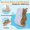image:imageJOINFREE Baby Water Shoes Toddler Boys Girls Sandals Baby Lightweight Beach Swim Pool Shoes Kids Barefoot QuickDry Auqa Socks Infant First Walking ShoesBrown