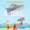 image:imageJOINFREE Baby Water Shoes Toddler Boys Girls Sandals Baby Lightweight Beach Swim Pool Shoes Kids Barefoot QuickDry Auqa Socks Infant First Walking ShoesLightgrey
