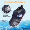 image:imageJOINFREE Baby Water Shoes Toddler Boys Girls Sandals Baby Lightweight Beach Swim Pool Shoes Kids Barefoot QuickDry Auqa Socks Infant First Walking ShoesNavyblue