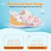 image:imageJOINFREE Baby Water Shoes Toddler Boys Girls Sandals Baby Lightweight Beach Swim Pool Shoes Kids Barefoot QuickDry Auqa Socks Infant First Walking ShoesFlower