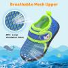 image:imageJOINFREE Baby Water Shoes Toddler Boys Girls Sandals Baby Lightweight Beach Swim Pool Shoes Kids Barefoot QuickDry Auqa Socks Infant First Walking ShoesDbluegreen