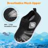 image:imageJOINFREE Baby Water Shoes Toddler Boys Girls Sandals Baby Lightweight Beach Swim Pool Shoes Kids Barefoot QuickDry Auqa Socks Infant First Walking ShoesBlack
