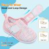 image:imageJOINFREE Baby Water Shoes Toddler Boys Girls Sandals Baby Lightweight Beach Swim Pool Shoes Kids Barefoot QuickDry Auqa Socks Infant First Walking ShoesColor Whitepink