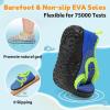 image:imageJOINFREE Baby Water Shoes Toddler Boys Girls Sandals Baby Lightweight Beach Swim Pool Shoes Kids Barefoot QuickDry Auqa Socks Infant First Walking ShoesDbluegreen
