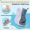 image:imageJOINFREE Baby Water Shoes Toddler Boys Girls Sandals Baby Lightweight Beach Swim Pool Shoes Kids Barefoot QuickDry Auqa Socks Infant First Walking ShoesDarkgrey