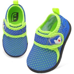 image:imageJOINFREE Baby Water Shoes Toddler Boys Girls Sandals Baby Lightweight Beach Swim Pool Shoes Kids Barefoot QuickDry Auqa Socks Infant First Walking ShoesDbluegreen
