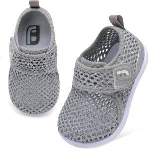 image:imageJOINFREE Baby Water Shoes Toddler Boys Girls Sandals Baby Lightweight Beach Swim Pool Shoes Kids Barefoot QuickDry Auqa Socks Infant First Walking ShoesLightgrey