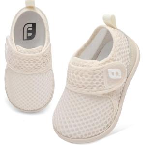 image:imageJOINFREE Baby Water Shoes Toddler Boys Girls Sandals Baby Lightweight Beach Swim Pool Shoes Kids Barefoot QuickDry Auqa Socks Infant First Walking ShoesBeige